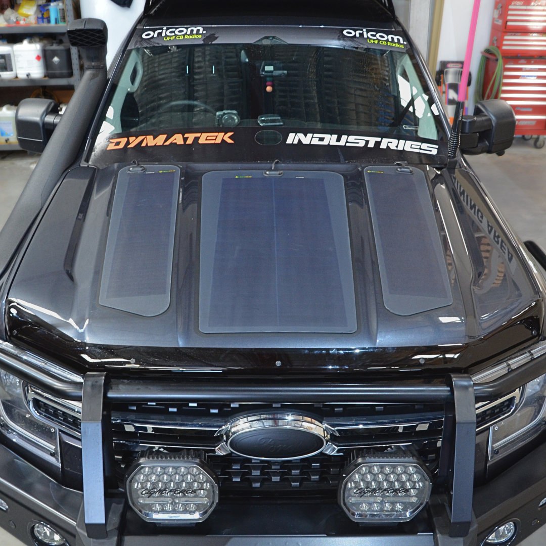 Bonnet Solar Panel - Ford Ranger Next Generation (2022-Current) 135-Watts