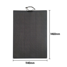 Semi-Flexible Solar Panel (1140mm x 1460mm) 300-Watt