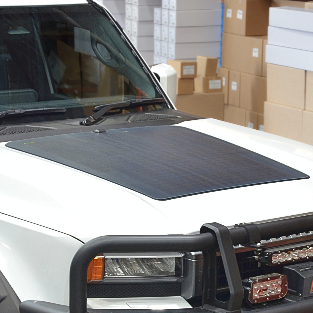 Bonnet Solar Panel - 2024 Toyota Prado 250 (115-Watt)