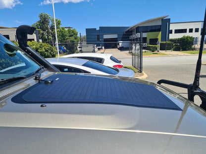 Bonnet Solar Panel - Nissan Patrol GU (Y61) Without bonnet scoop - 90-Watt
