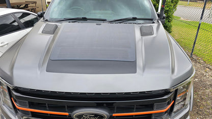 Bonnet Solar Panel - Ford F-150 Platinum (2023-Current) 100-Watt