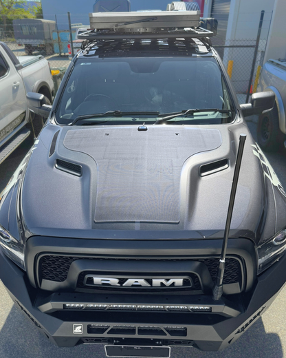 Bonnet Solar Panel - Dodge RAM 1500 Warlock - 110-Watt