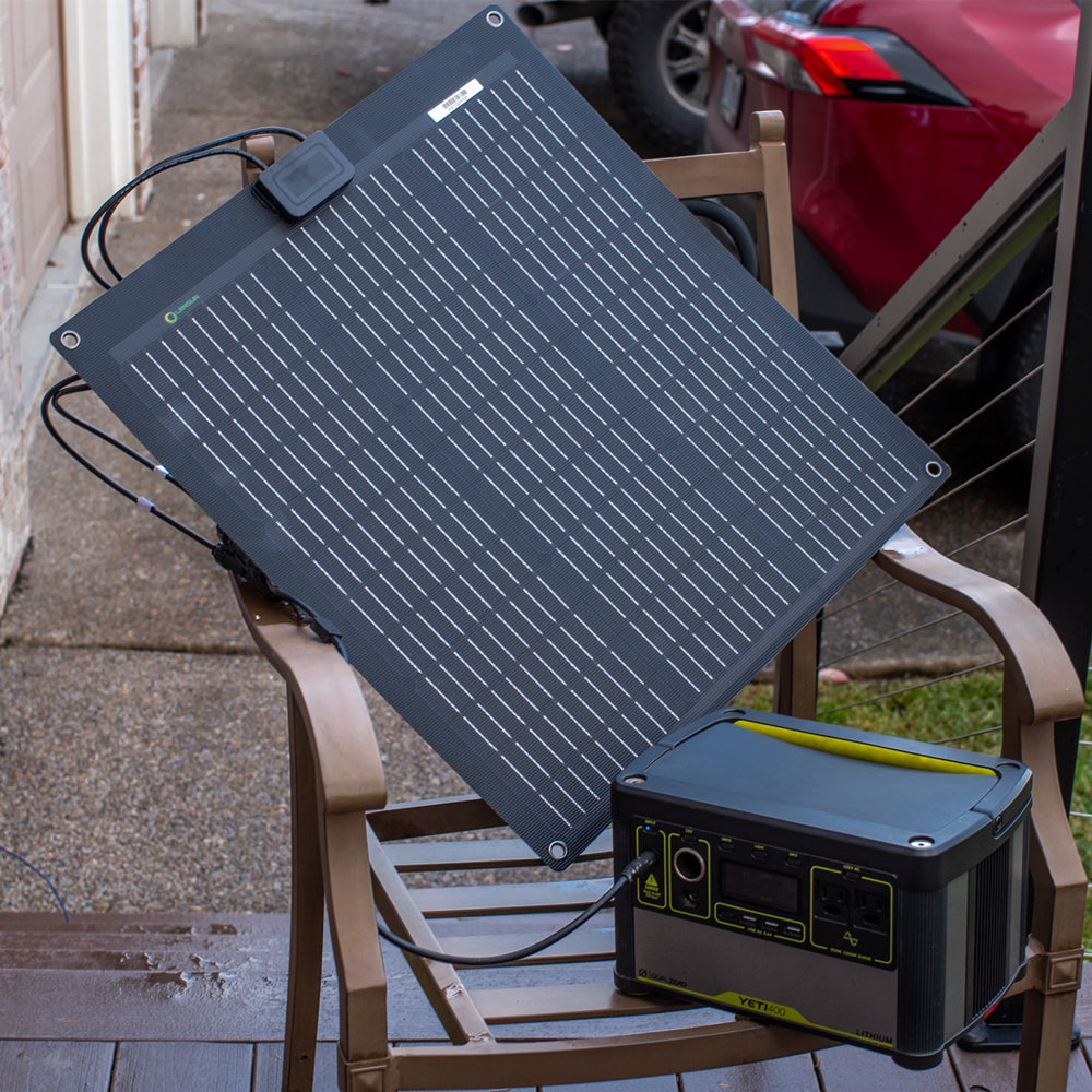 Semi-Flexible Solar Panel, Modular (535mm x 585mm) 50-Watt