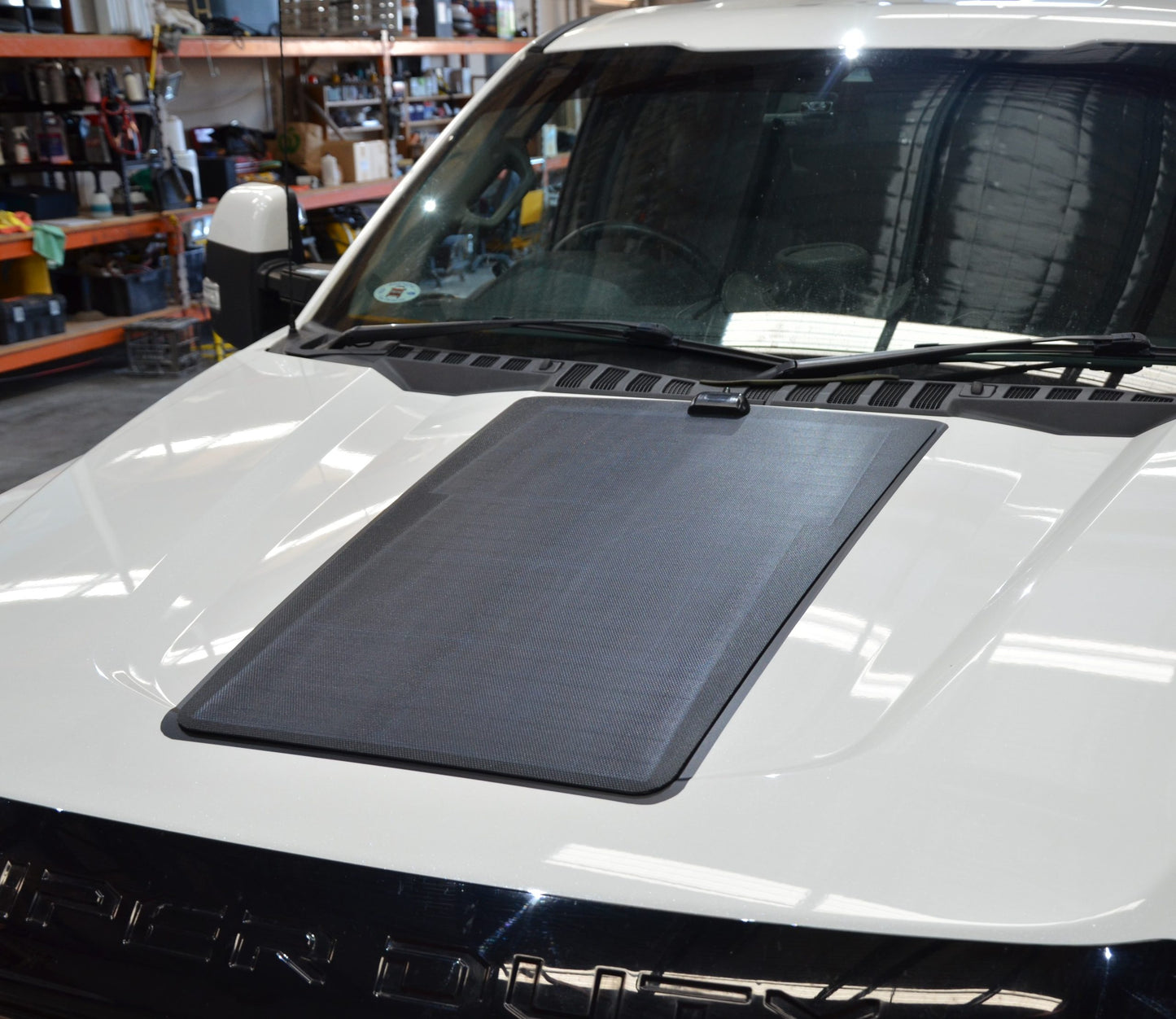 Bonnet Solar Panel - Ford Super Duty F250, F350, F450, F550 (2017–2022) 65-Watts