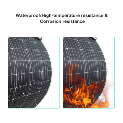 Semi-Flexible Solar Panel (850mm x 710mm) 100-Watt