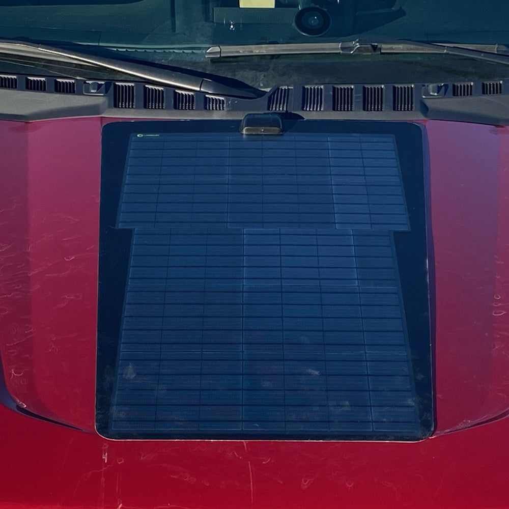 Bonnet Solar Panel - Ford Super Duty F250, F350, F450, F550 (2017–2022) 65-Watts