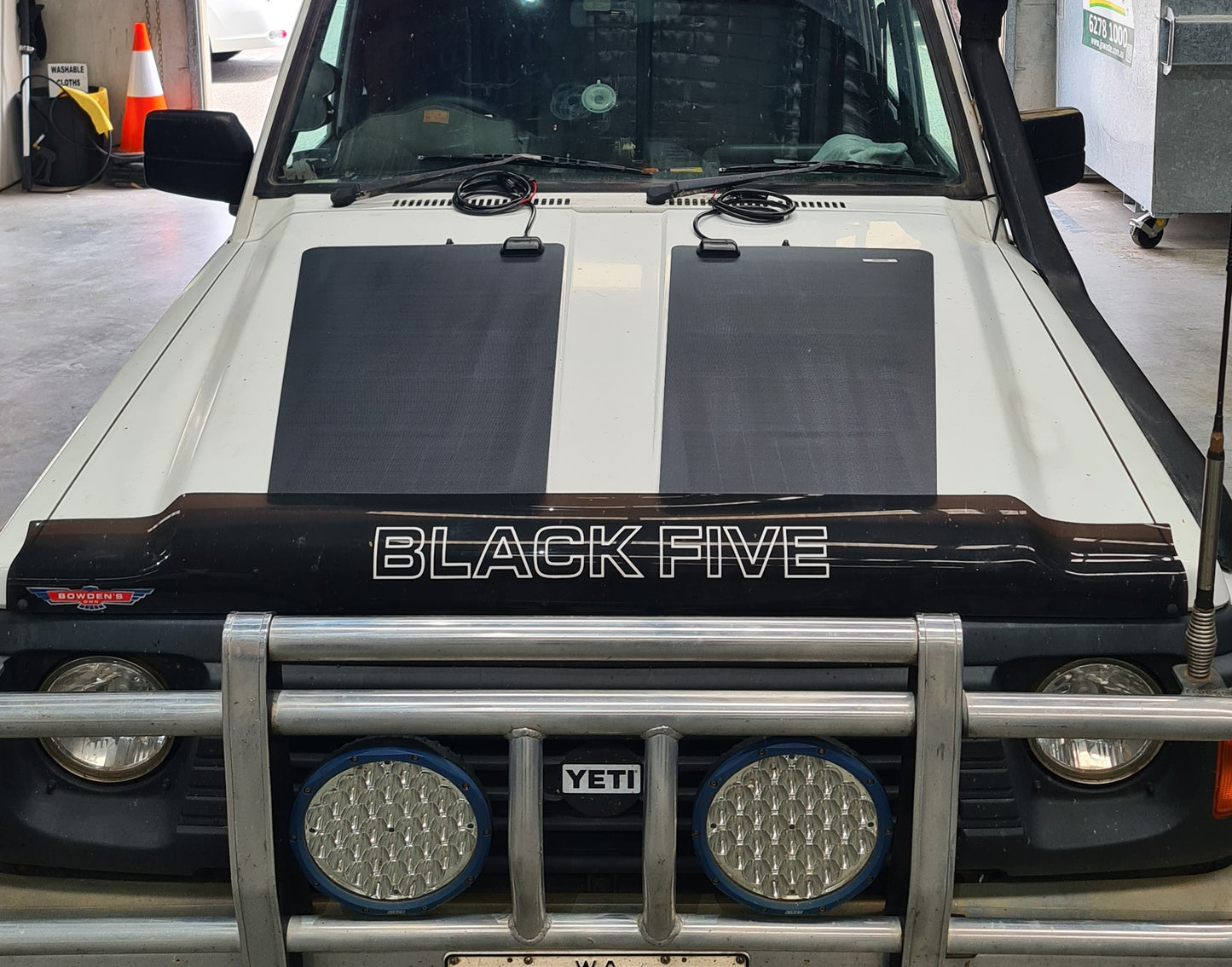 Bonnet Solar Panel - Nissan Patrol GQ Y60 (1987-1997) 110-Watt (2 x 55W)