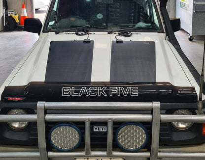 Bonnet Solar Panel - Nissan Patrol GQ Y60 (1987-1997) 110-Watt (2 x 55W)