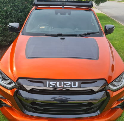 Bonnet Solar Panel - Isuzu D-Max (2017 to 2024) 100-Watt