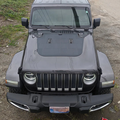 Bonnet Solar Panel - Jeep Wrangler JL and Gladiator - 90-Watt