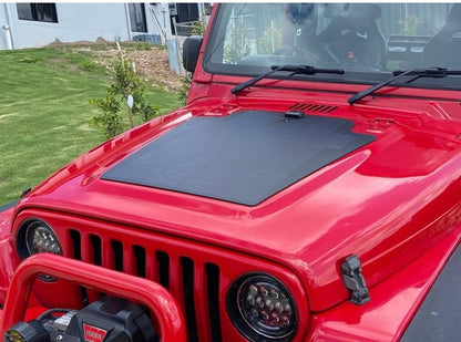 Bonnet Solar Panel - Jeep Wrangler TJ/LJ (2003-2006) 82-Watt