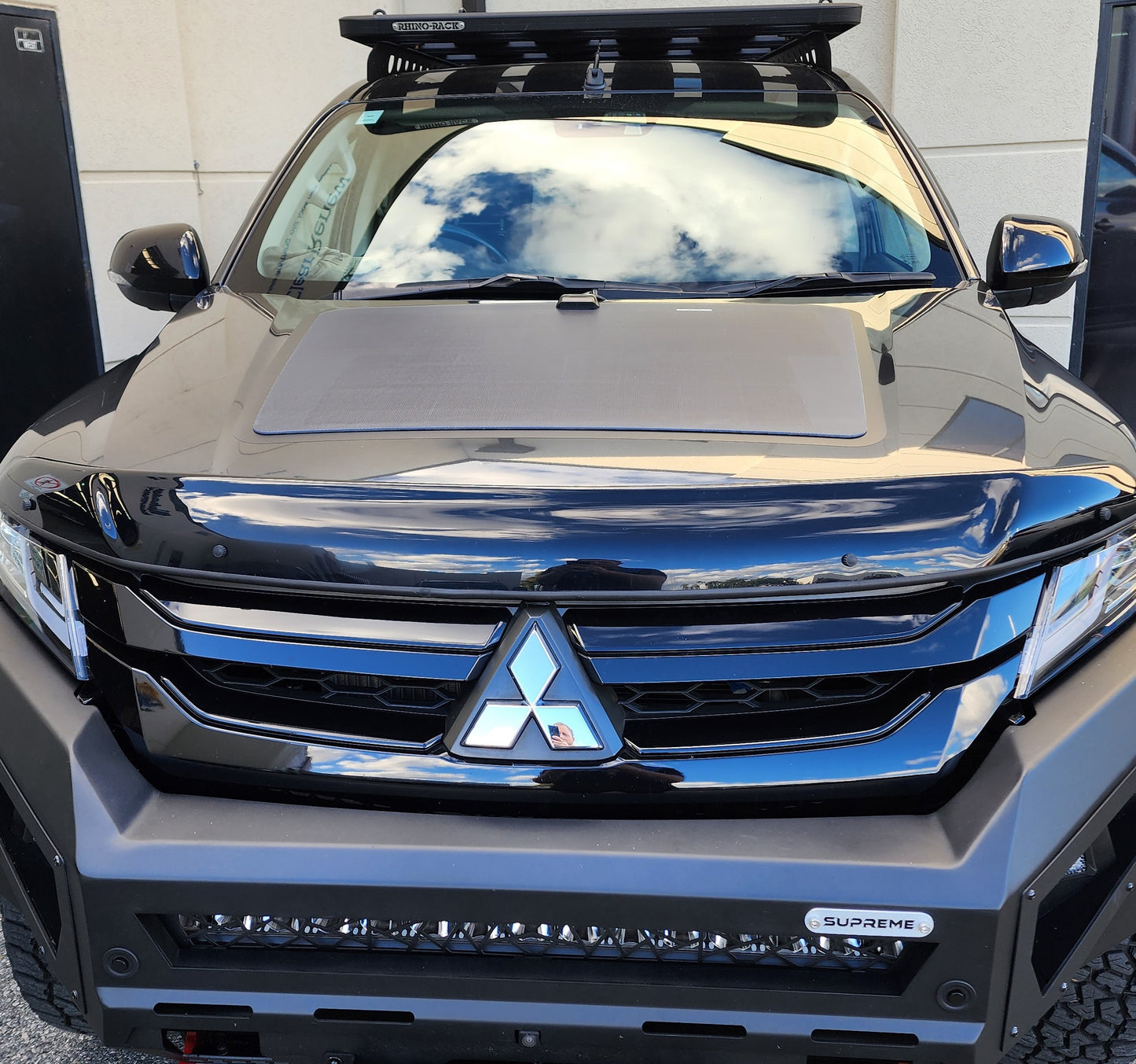 Bonnet Solar Panels - Mitsubishi Triton L200 (2019-2024) 90-Watt