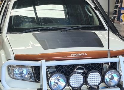 Bonnet Solar Panel - Nissan Navara D40 (2004 – 2015) 90-Watt