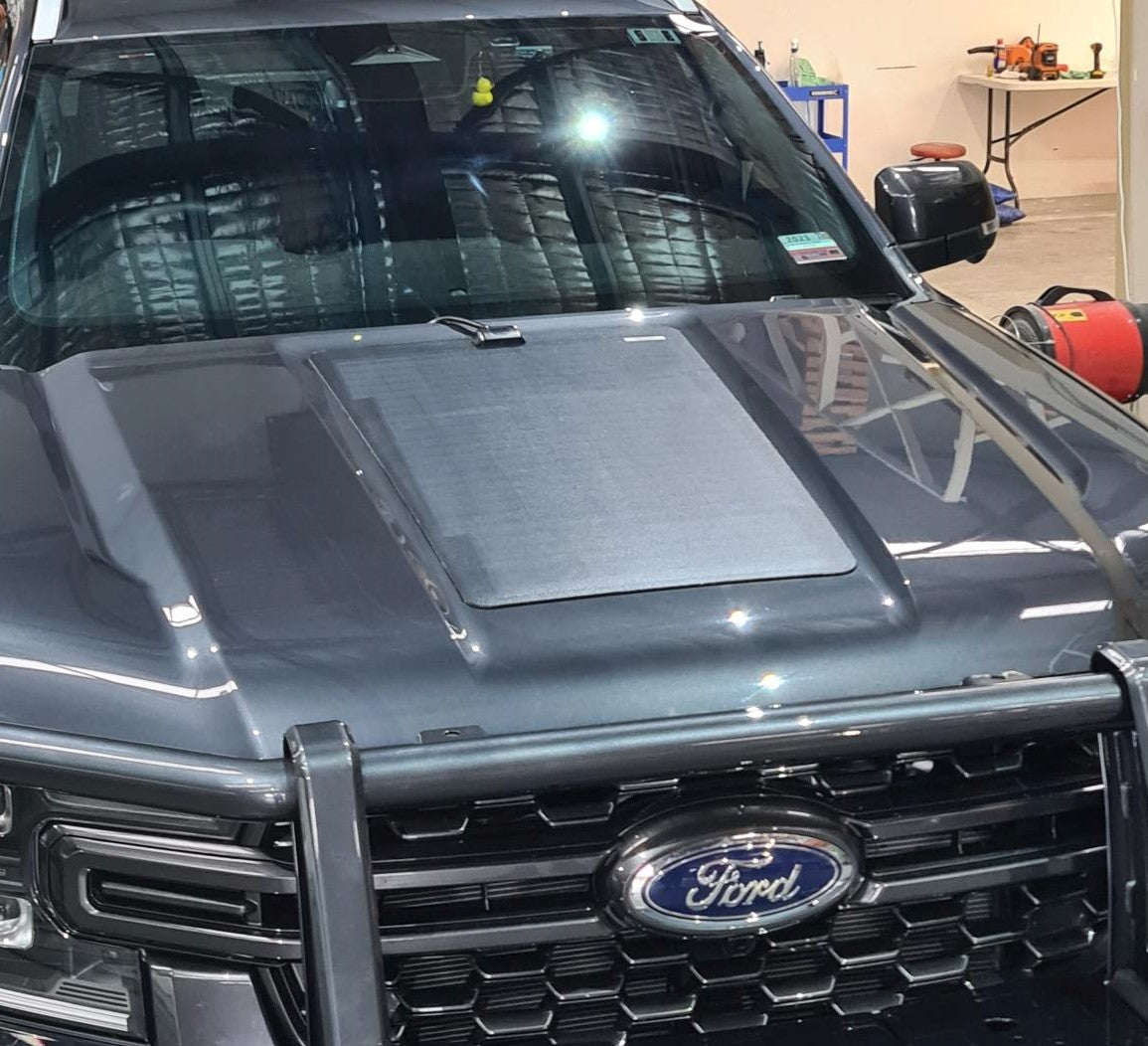 Bonnet Solar Panel - Ford Ranger Next Generation (2022-Current) 75-Watts