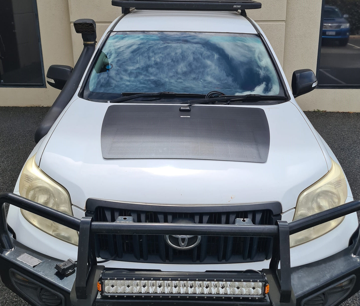 Bonnet Solar Panel - Toyota Prado (150 Series) 2010-2017 - 100-Watt