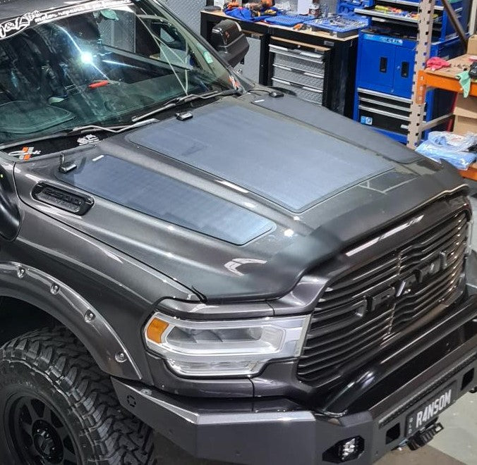Bonnet Solar Panel - Dodge RAM 2500 & 3500 (2018-Current) 170-Watt