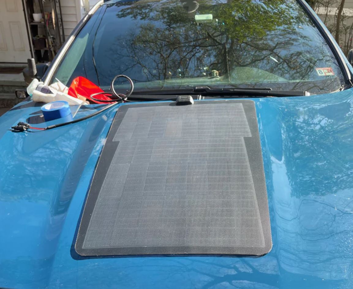 Bonnet Solar panel - Subaru Outback (2020-Current) 65-Watt