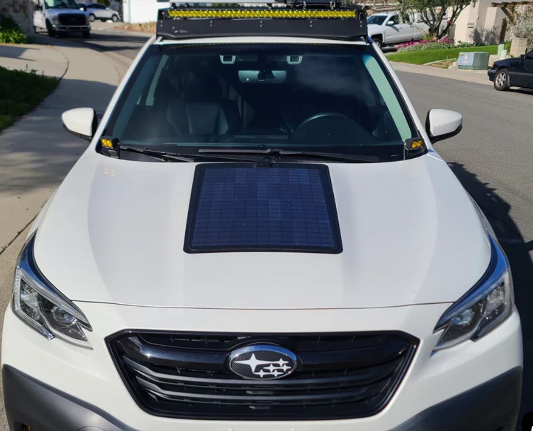 Bonnet Solar panel - Subaru Outback (2020-Current) 65-Watt