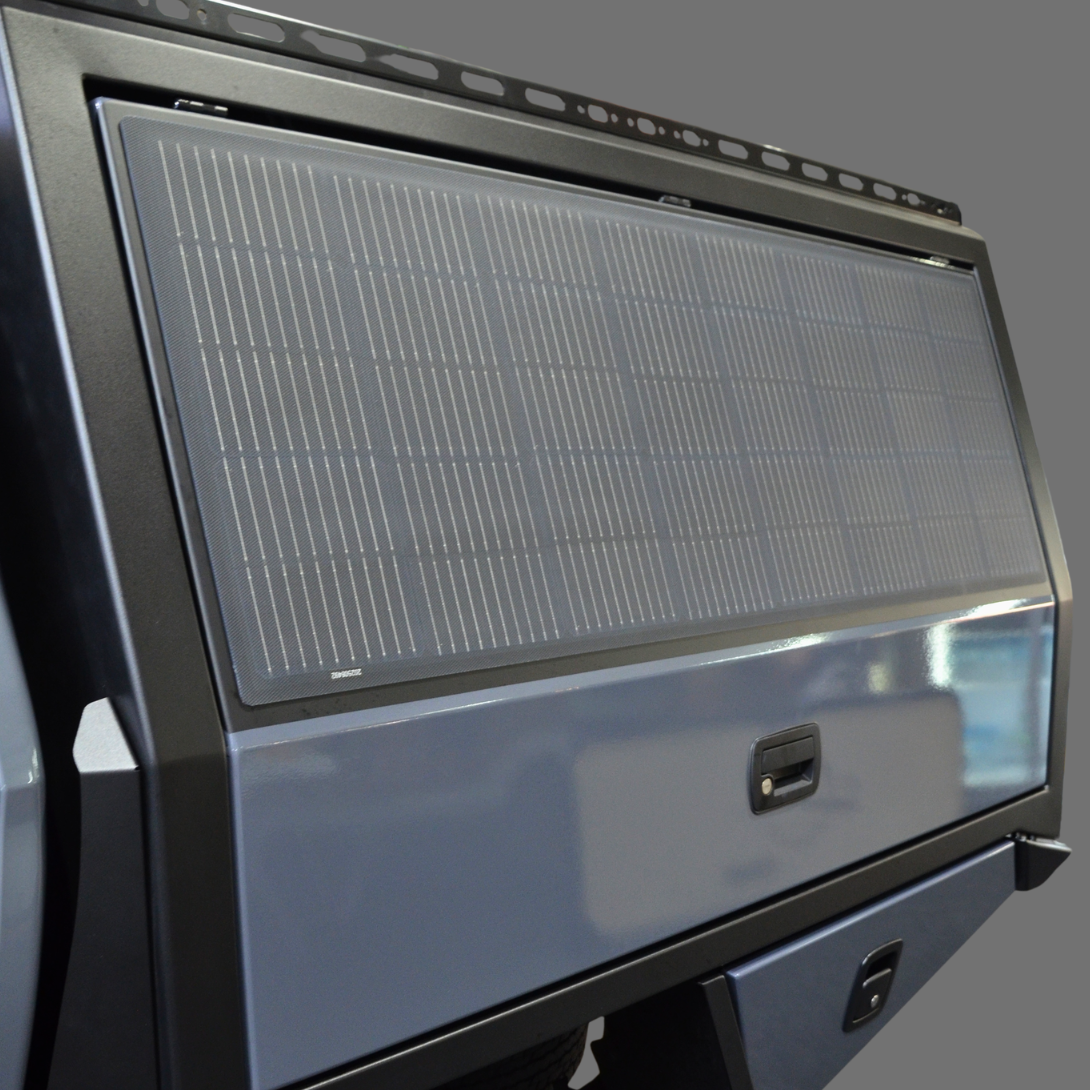 Semi-Flexible Solar Panels for Canopy Doors (2x 1510mm x 500mm) 2x 140-Watt