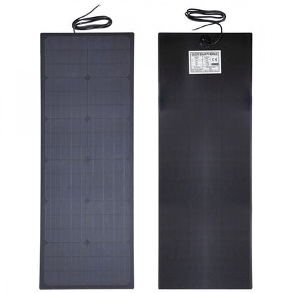 Semi-Flexible Solar Panel - Kimberley Kamper & Combi Camper (1000mm x 350mm) 55-Watt (Connections under panel)