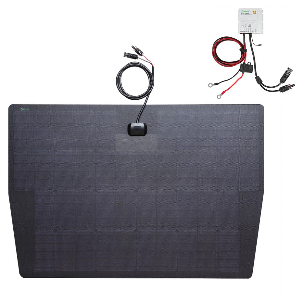 Bonnet Solar Panel - Toyota Prado (90 and 120 Series) 100-Watt
