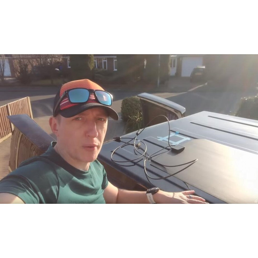 Semi-Flexible Solar Panel - Modular (1070mm x 350mm) 55-Watt