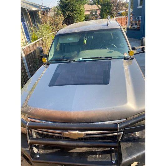Bonnet Solar Panel - Chevy Silverado (2001 - 2011) 100-Watts