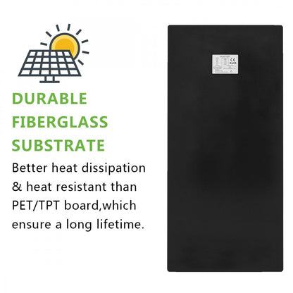 Semi-Flexible Solar Panel (1100mm x 710mm) 150-Watt