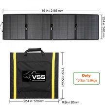 Foldable Solar Panel (2185mm x 570mm) 200-Watt